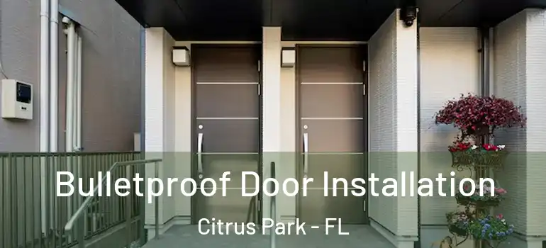 Bulletproof Door Installation Citrus Park - FL