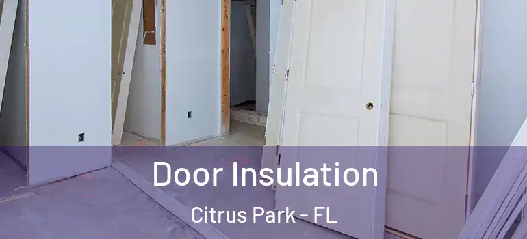  Door Insulation Citrus Park - FL