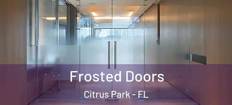  Frosted Doors Citrus Park - FL