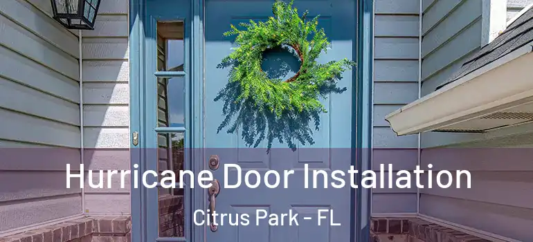  Hurricane Door Installation Citrus Park - FL