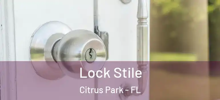  Lock Stile Citrus Park - FL