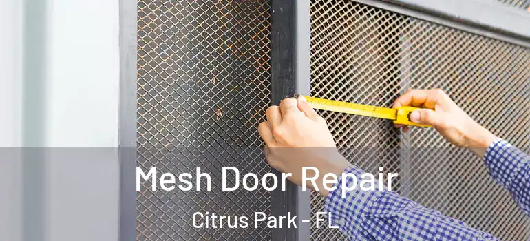  Mesh Door Repair Citrus Park - FL