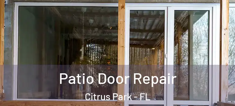  Patio Door Repair Citrus Park - FL