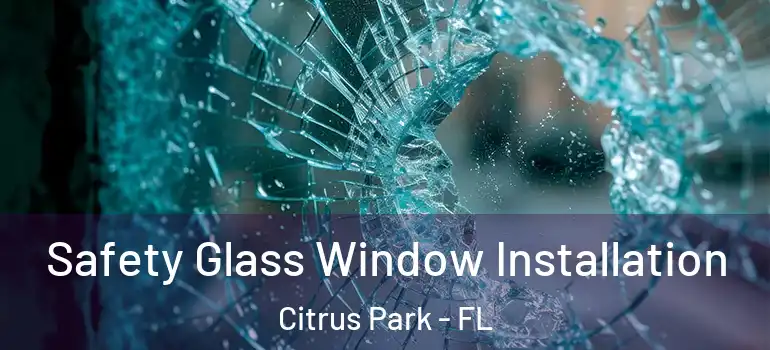  Safety Glass Window Installation Citrus Park - FL