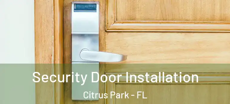  Security Door Installation Citrus Park - FL