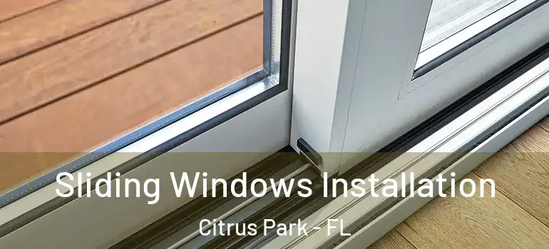  Sliding Windows Installation Citrus Park - FL